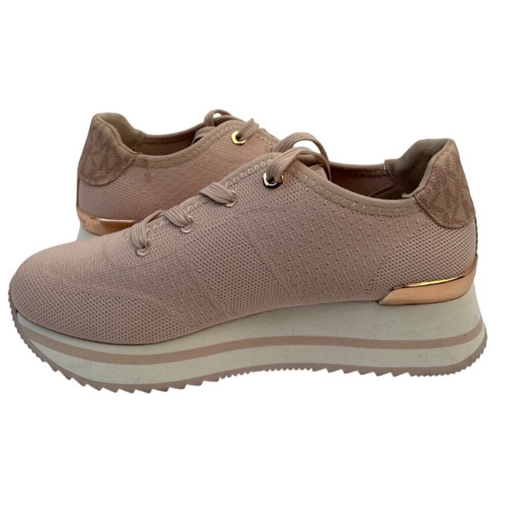 Michael Kors Women's Blush Sneakers with Gold Accents - Picture 5 of 7
